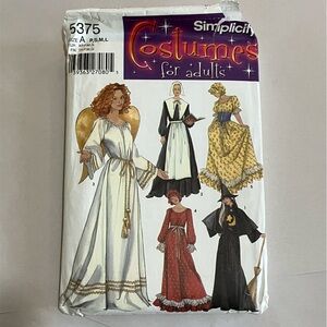 Simplicity 5375 Costumes Sewing Pattern